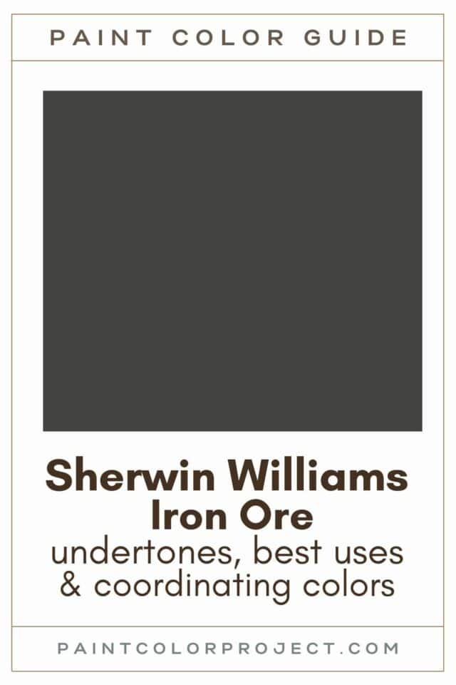Sherwin Williams Iron Ore a complete color review The Paint Color