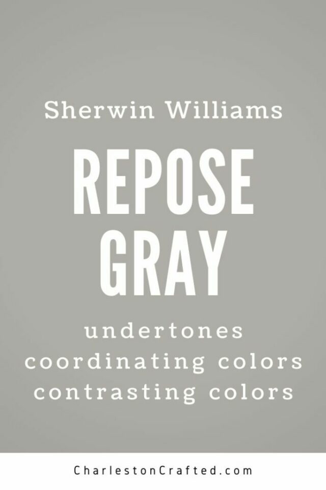 Sherwin Williams Repose Gray Coordinating Colors The Paint Color Project