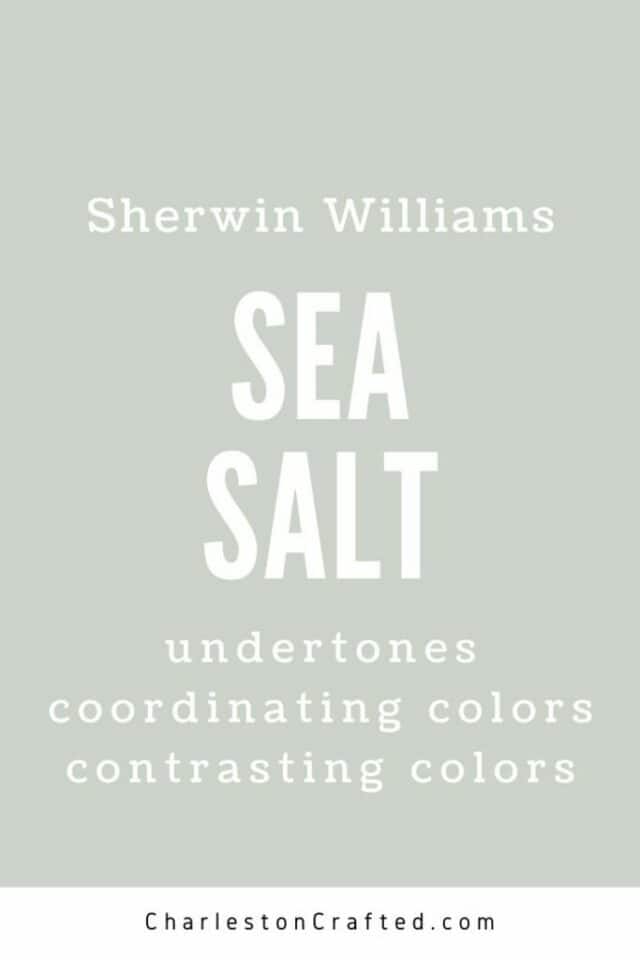 Sherwin Williams Sea Salt Coordinating Colors The Paint Color Project