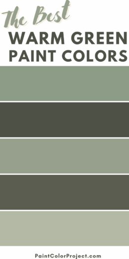 Project Color:green The best warm green paint colors - The Paint Color Project