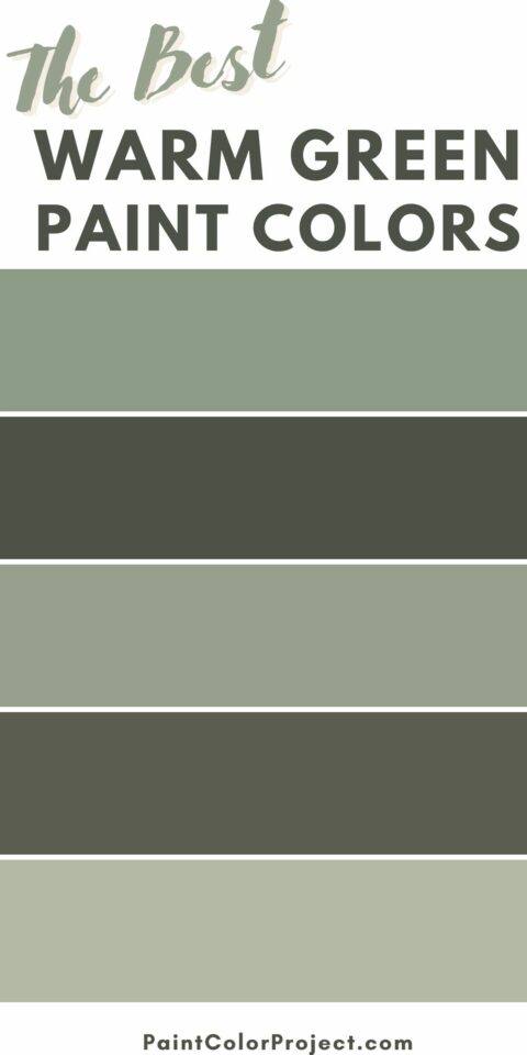 The Best Warm Green Paint Colors For 2024 The Paint Color Project