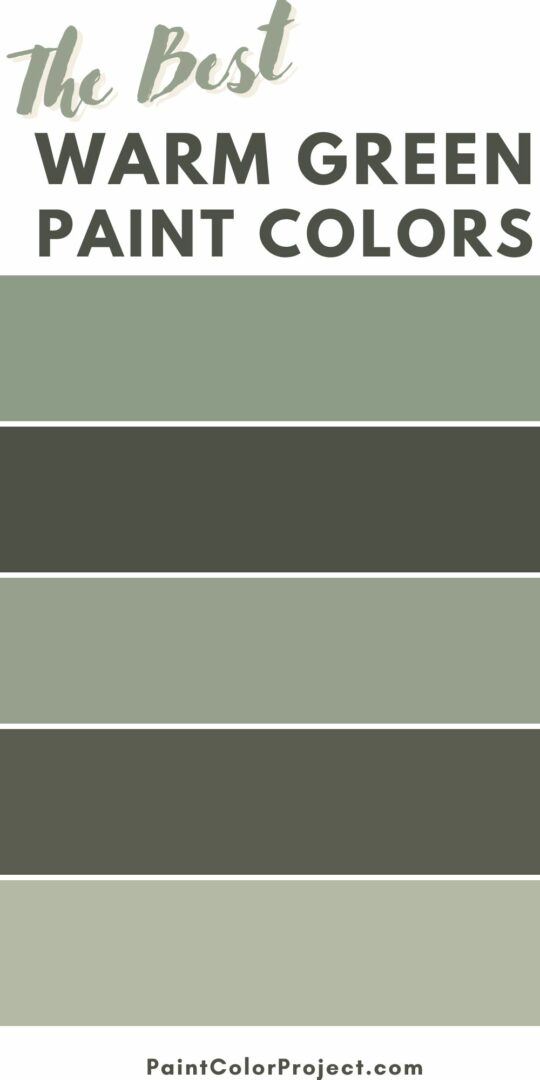 The best warm green paint colors for 2024 The Paint Color Project