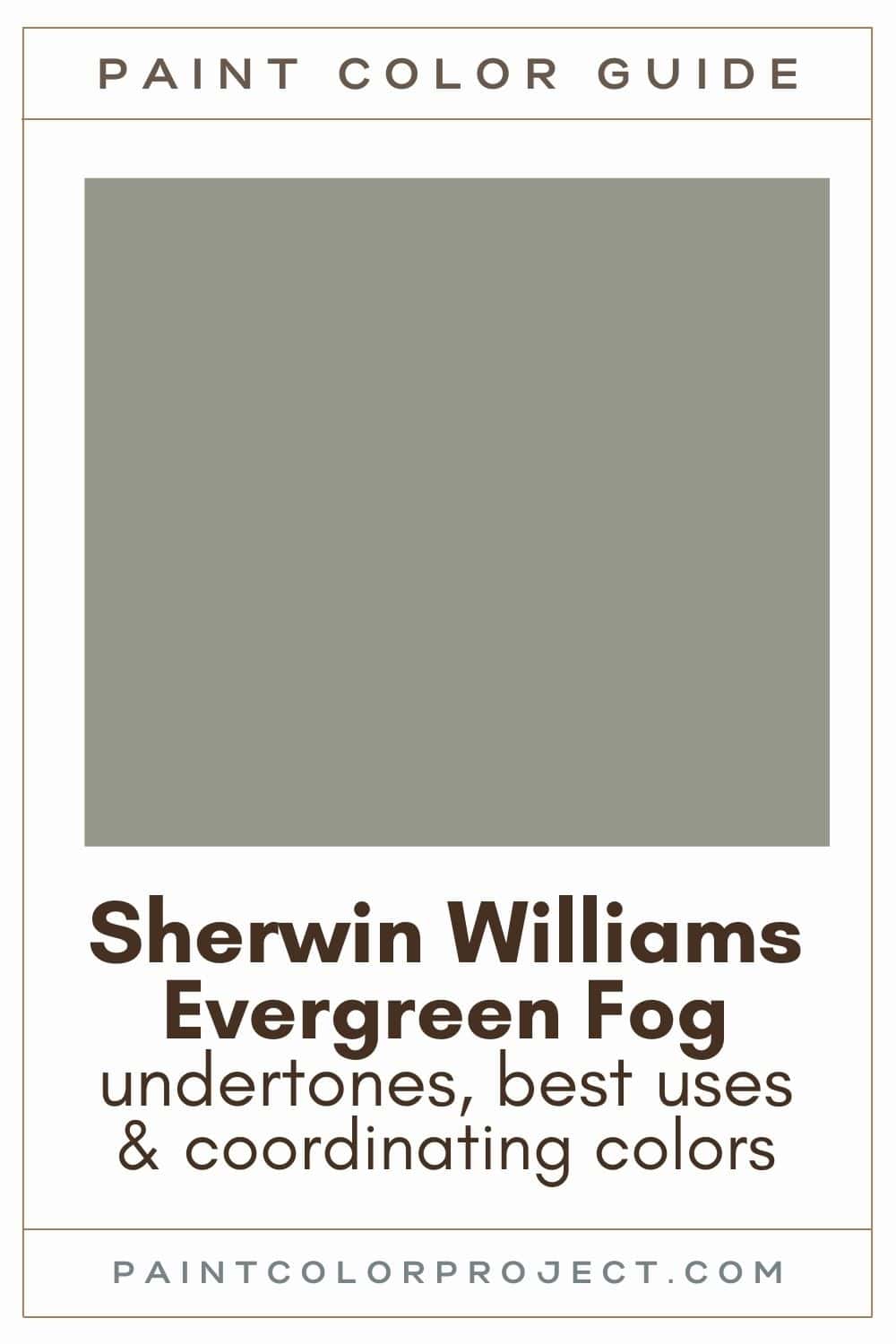 Sherwin Williams Evergreen Fog Complete Color Review The Paint Color 