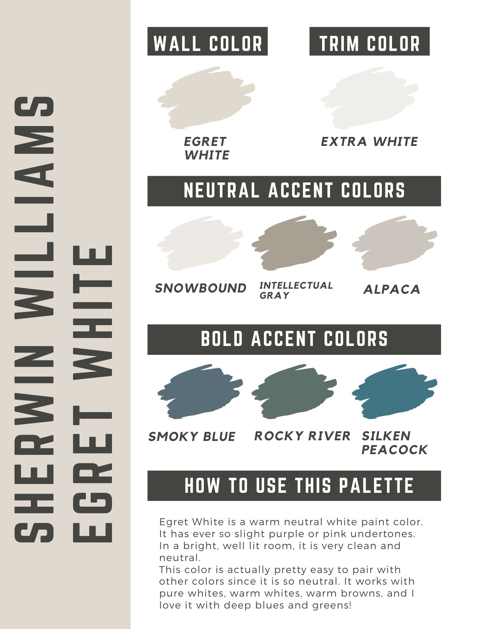 Sherwin Williams Egret White complete color review The Paint Color