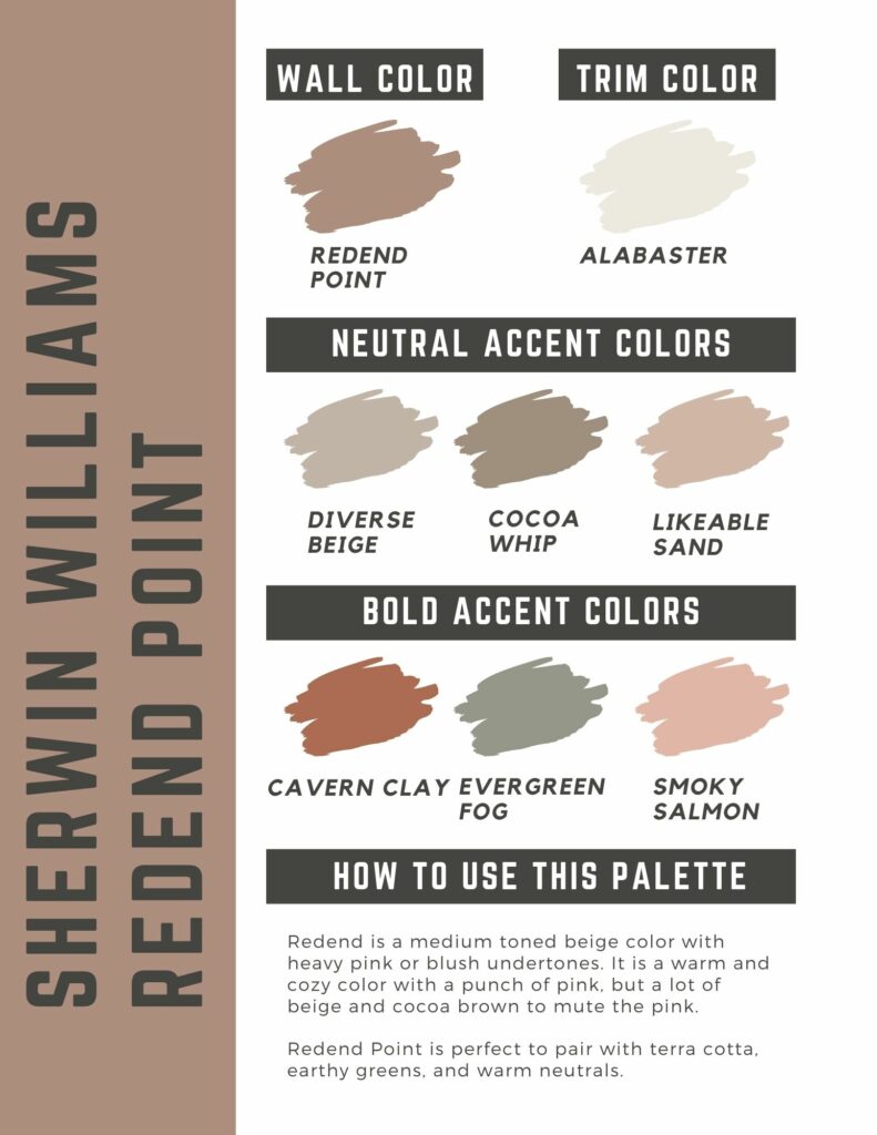 sherwin williams rodend point palette template