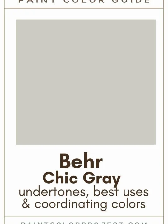 behr chic gray paint color guide