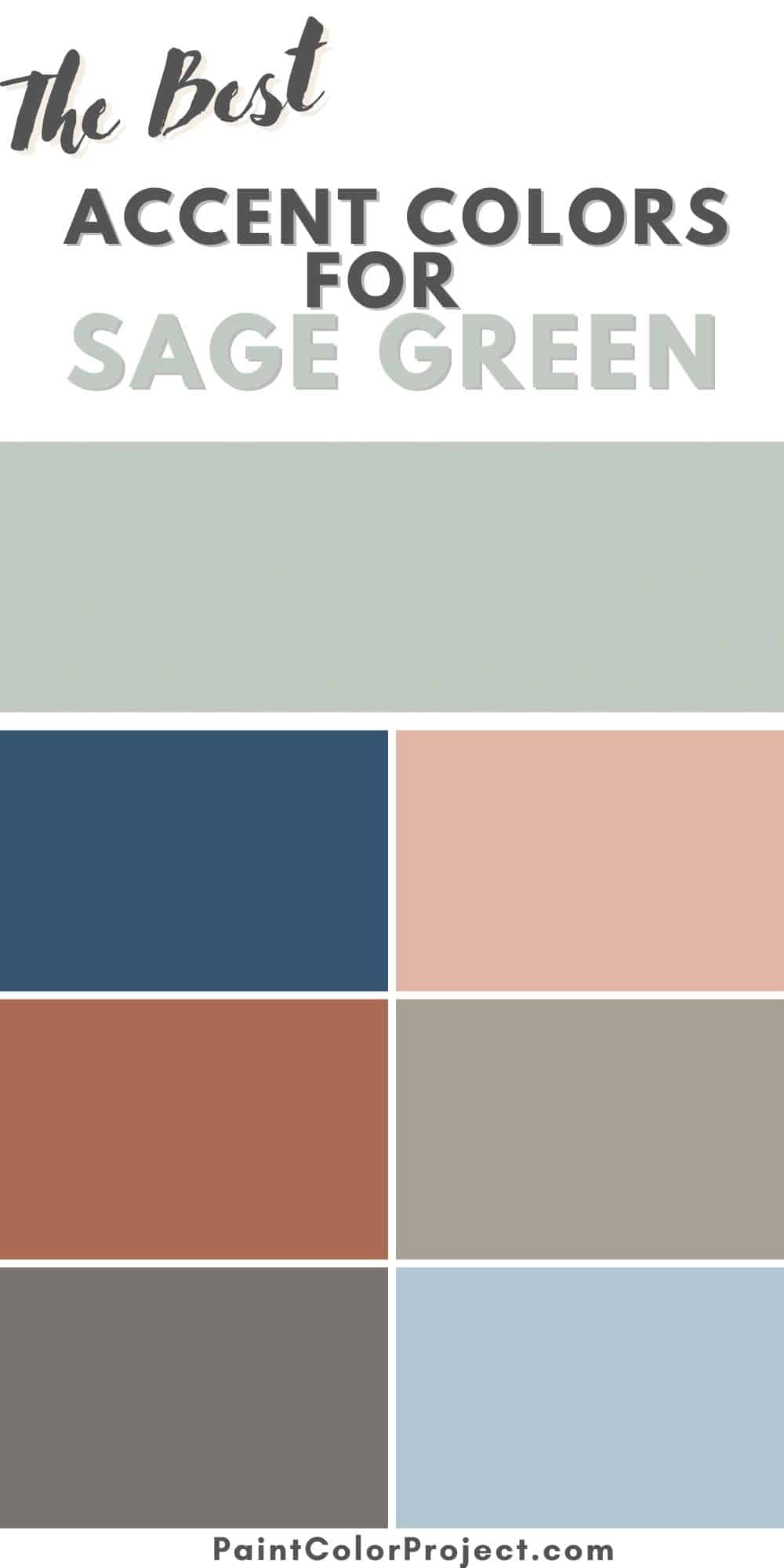 The best colors that go with sage green The Paint Color Project