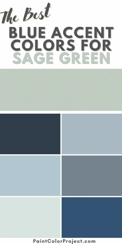 the best blue accent colors for sage green