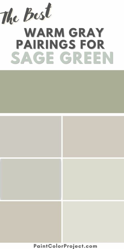 the best warm gray accent colors for sage green