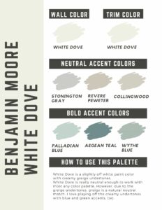 SW Alabaster vs BM White Dove: let's compare! - The Paint Color Project