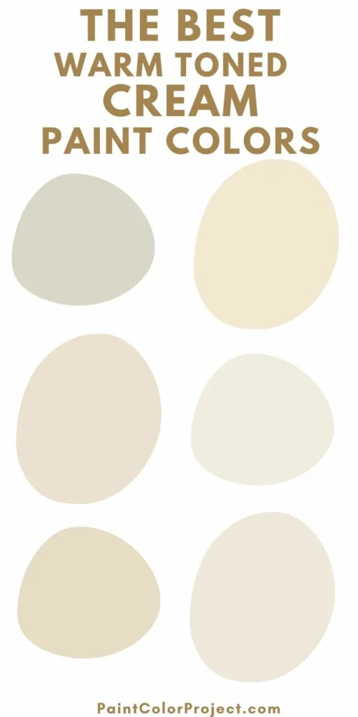best warm toned cream paint colors