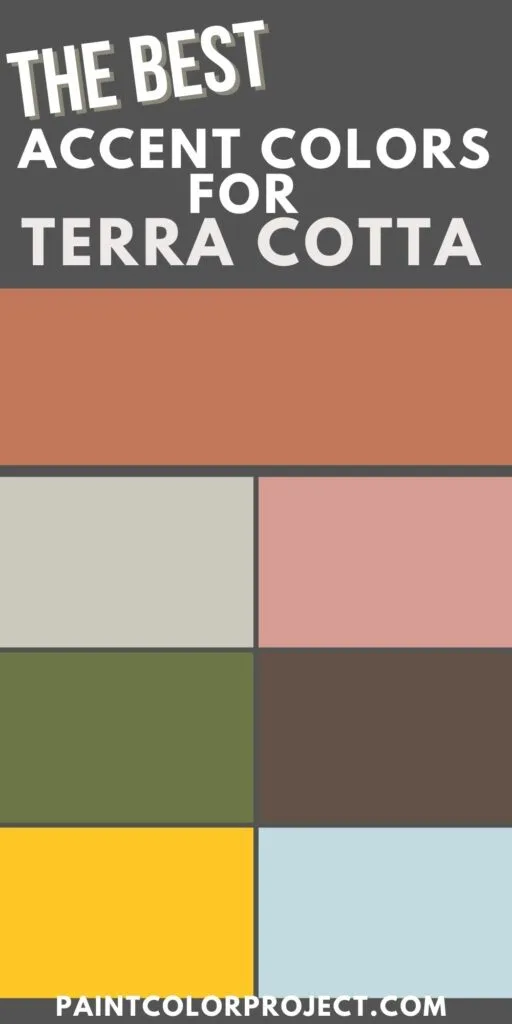 the best accent colors for terra cotta