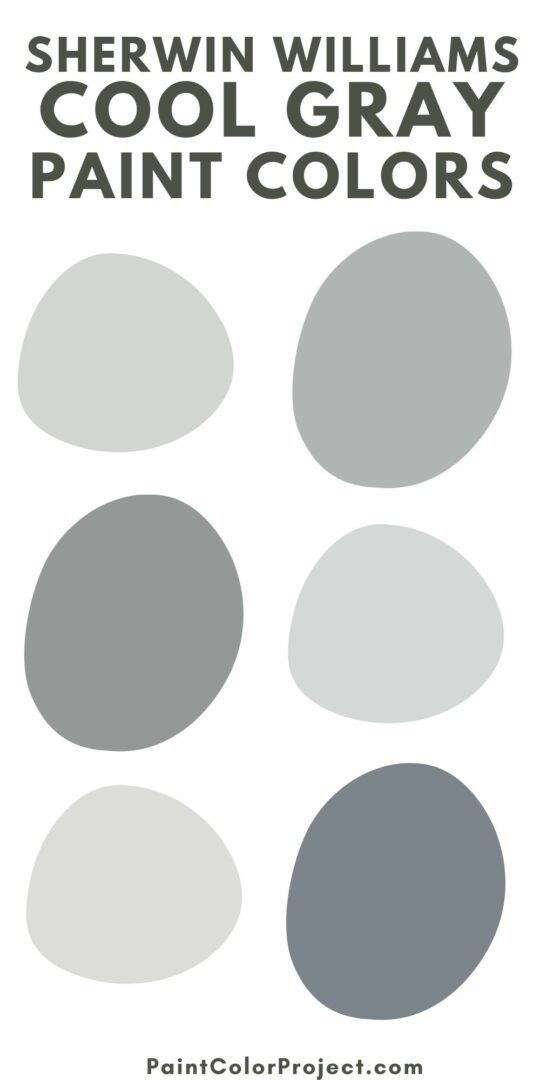 22 Best Sherwin Williams Cool Gray Paint Colors The Paint Color Project