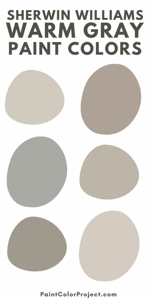 warm gray paint colors by Sherwin Williams