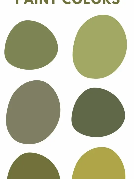 the best olive green paint colors