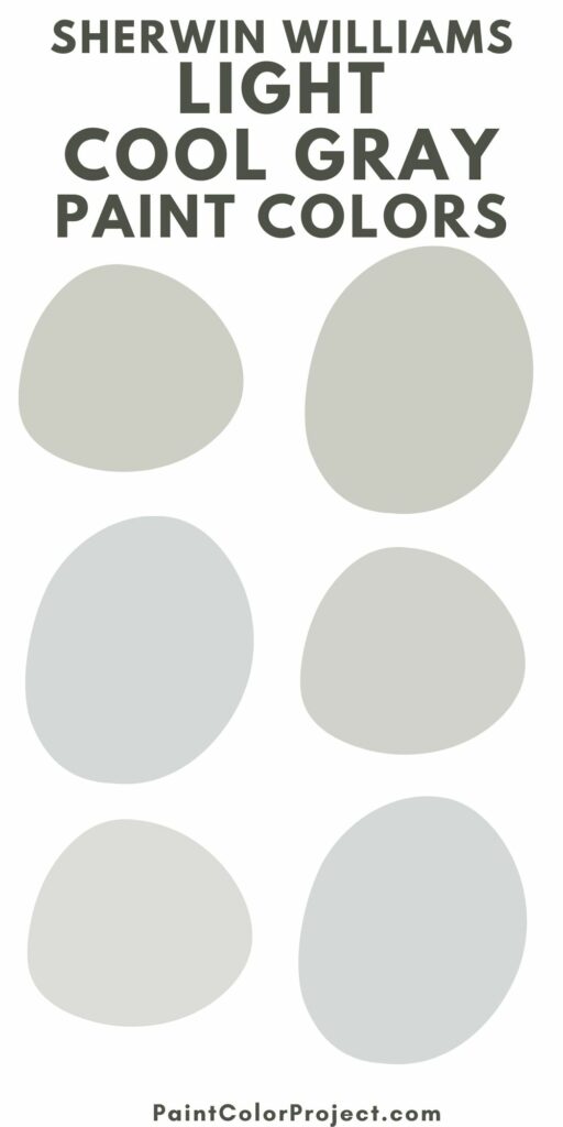 sherwin williams light cool gray paint colors
