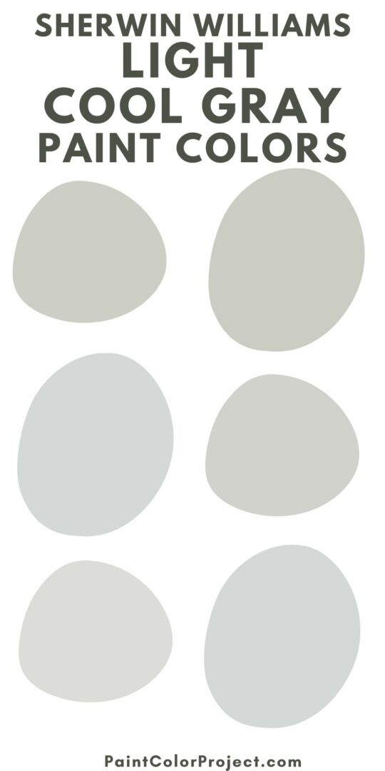 22 best Sherwin Williams Cool Gray Paint Colors - The Paint Color Project