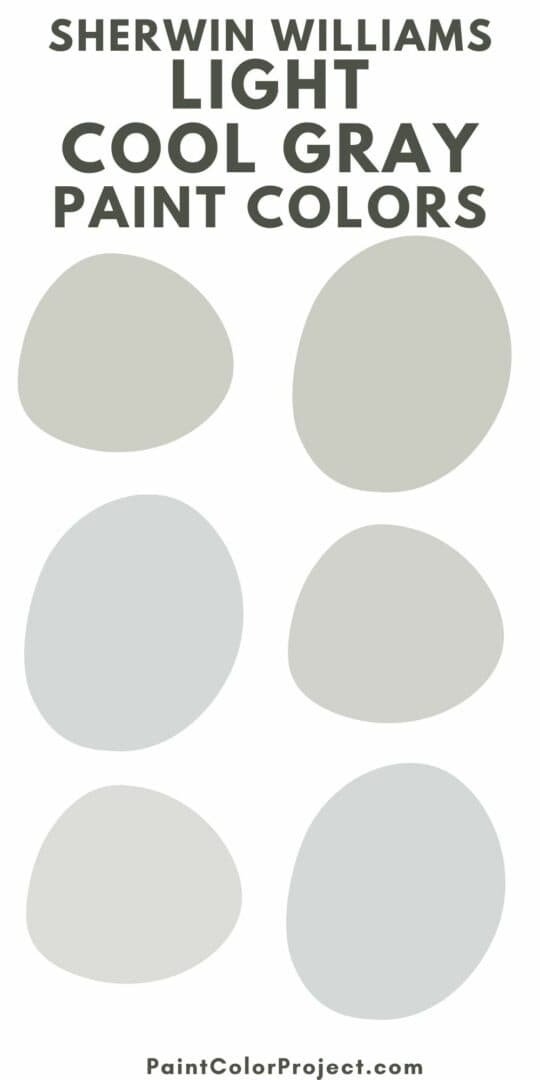 22 best Sherwin Williams Cool Gray Paint Colors The Paint Color Project