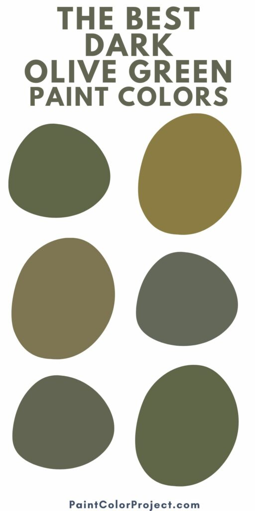the best dark olive green paint colors