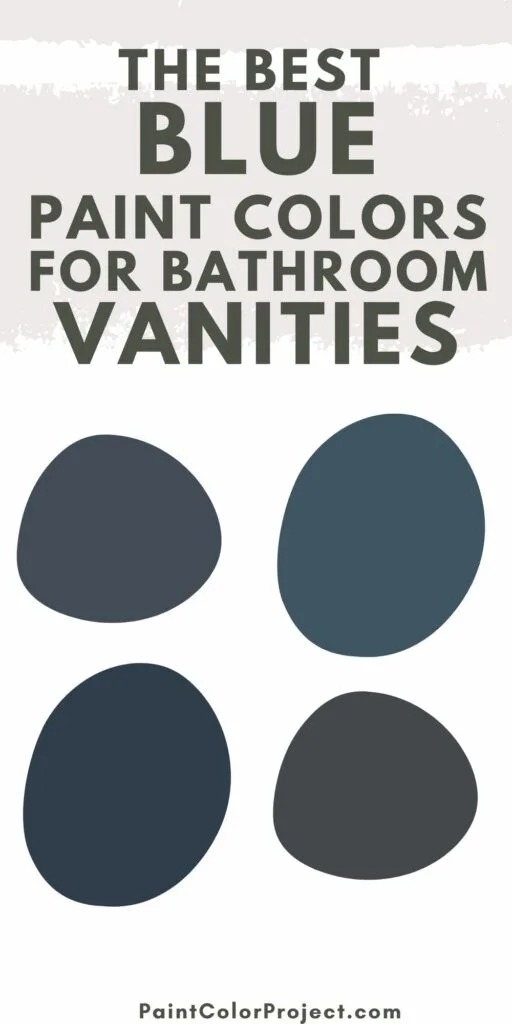 the best navy paint colors for bathroom vanities