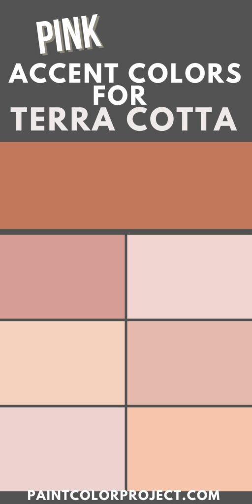 the best pink accent colors for terra cotta