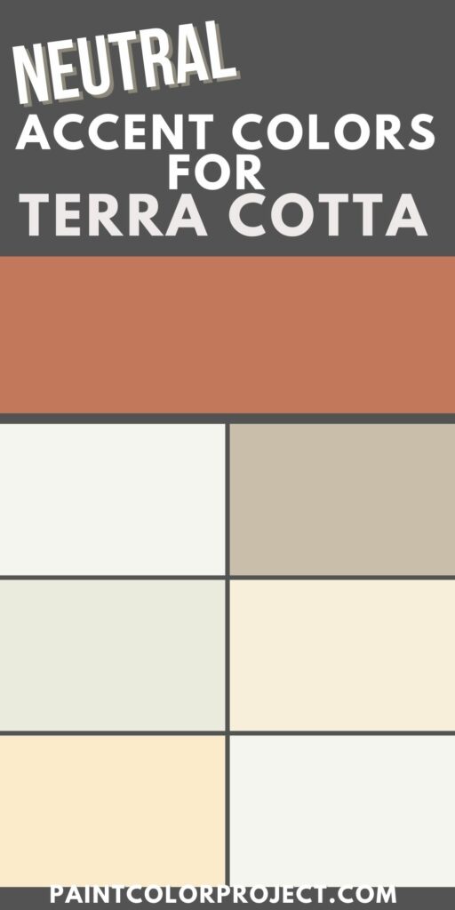 the best neutral accent colors for terra cotta