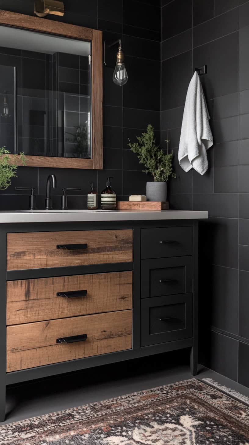 Best Black Bathroom Vanity Paint Colors for a Sleek, Modern Look - The ...