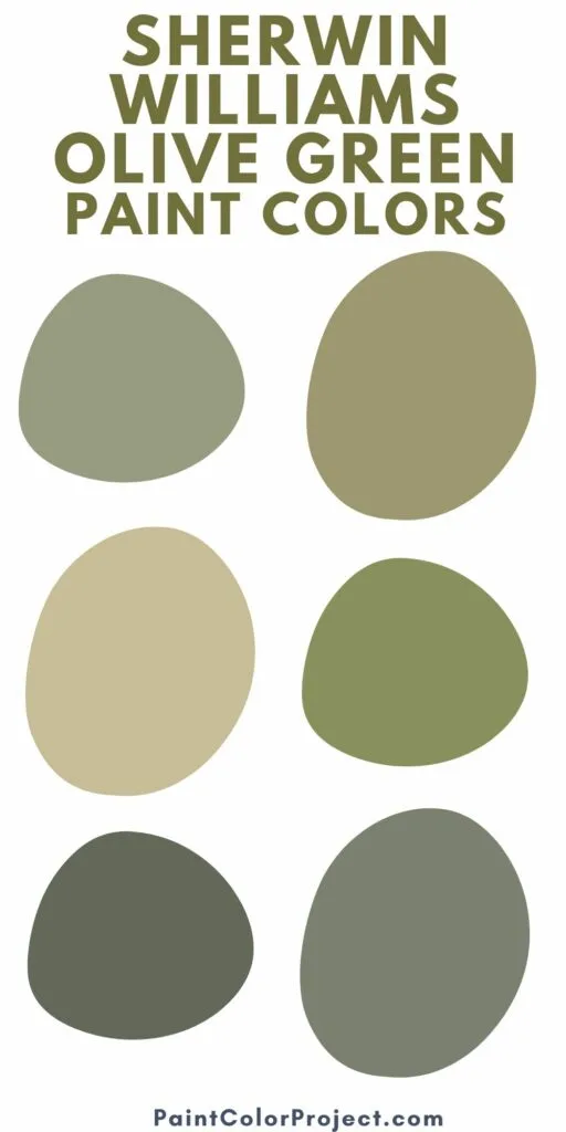 best sherwin williams olive green paint colors