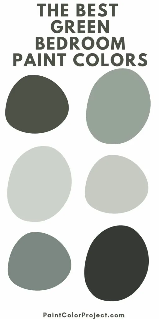 the best green bedroom paint colors
