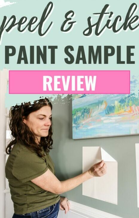 peel and stick paint sample review