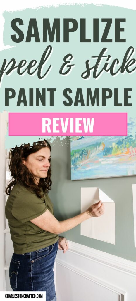 peel and stick paint sample review