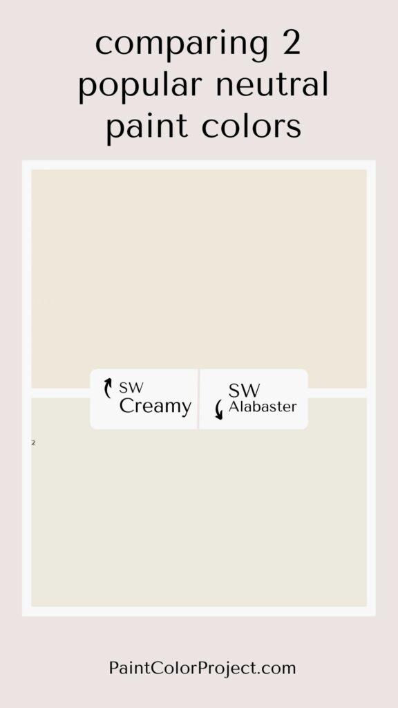 SW creamy vs Alabaster