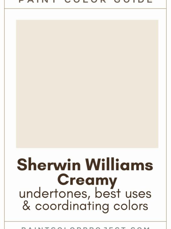 Sherwin Williams Creamy paint color guide