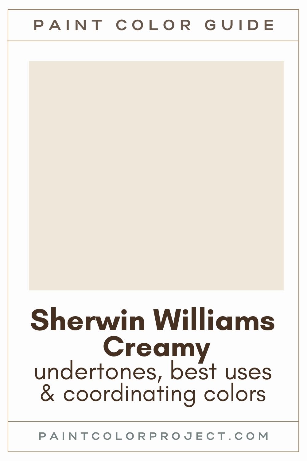 Sherwin Williams Creamy a complete color review The Paint Color Project