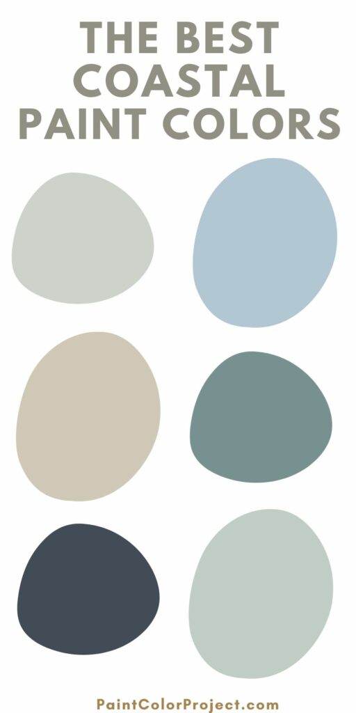 the best coastal paint colors for a beachy vibe