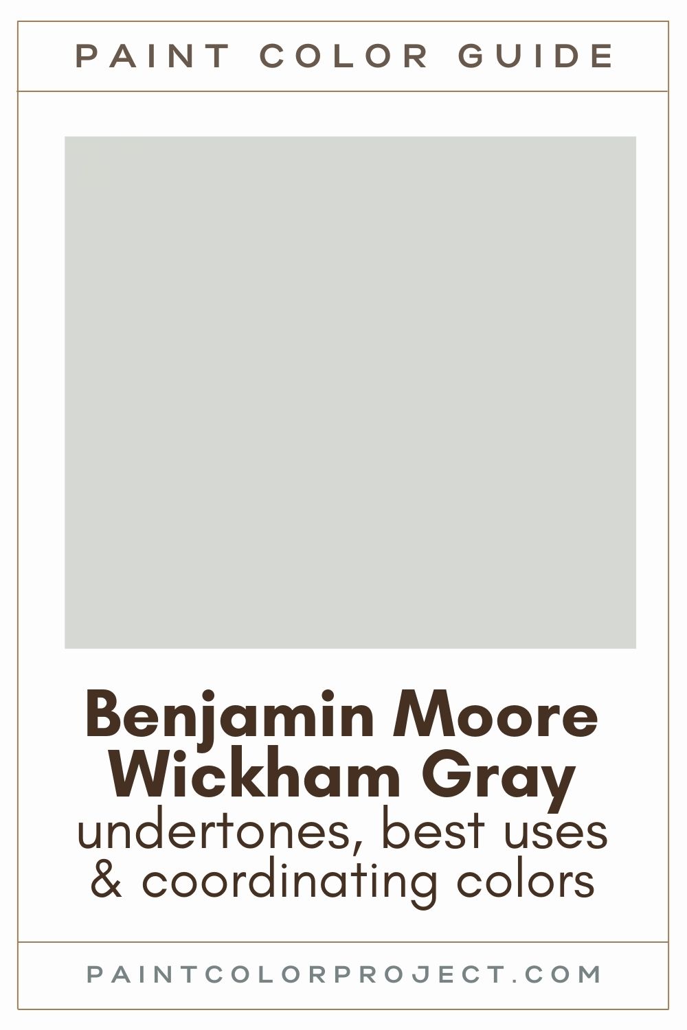 Benjamin Moore Wickham Gray a complete color review The Paint Color