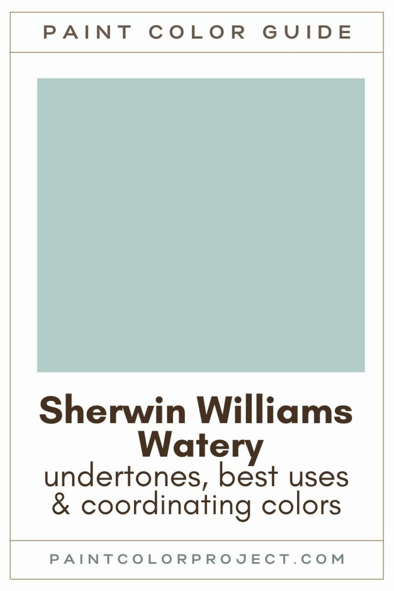 Sherwin Williams Watery: a complete paint color review - The Paint ...