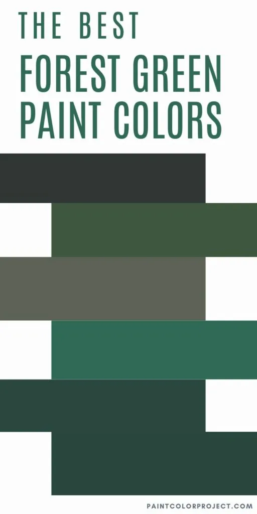 The best Forest Green paint colors