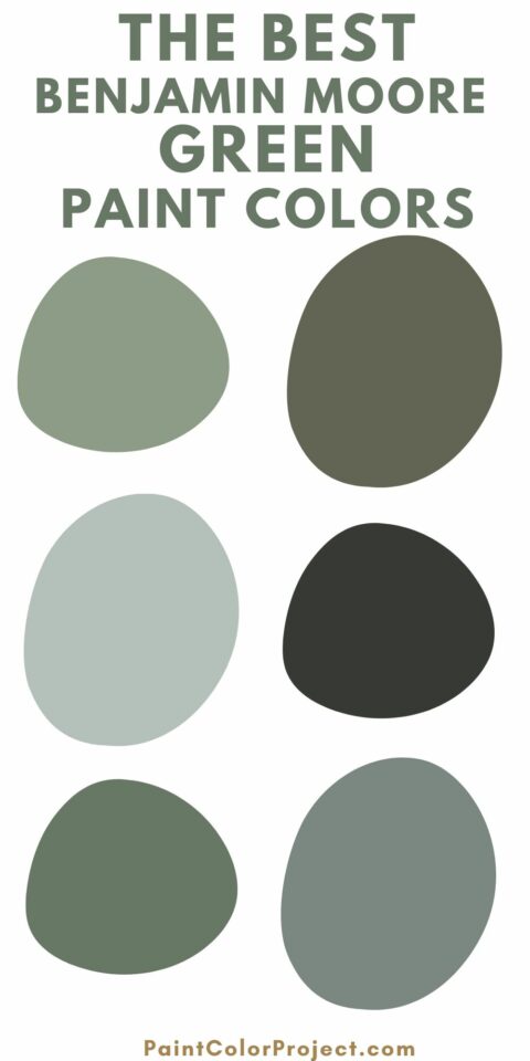 The 16 best Benjamin Moore green paint colors - The Paint Color Project