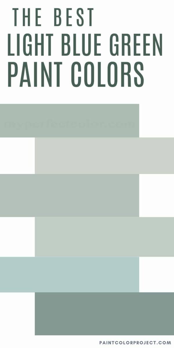 The Best Light Blue Green Paint Colors The Paint Color Project Best Light Blue Green Paint Colors 600x1200