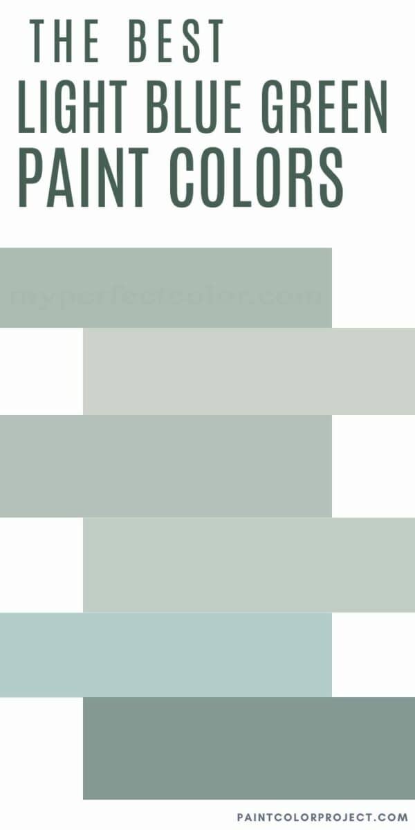 The best light blue-green paint colors - The Paint Color Project