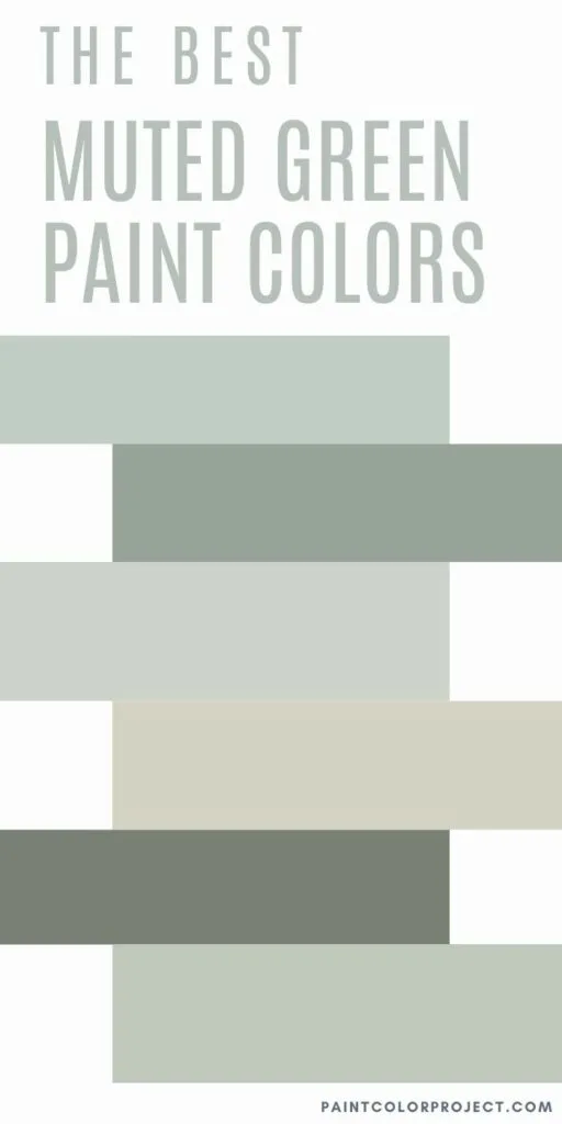 best muted Green paint colors