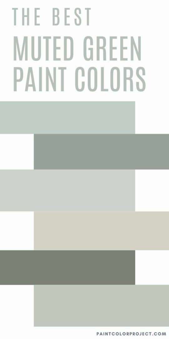 The Best Muted Green Paint Colors The Paint Color Project Best Muted Green Paint Colors 540x1080