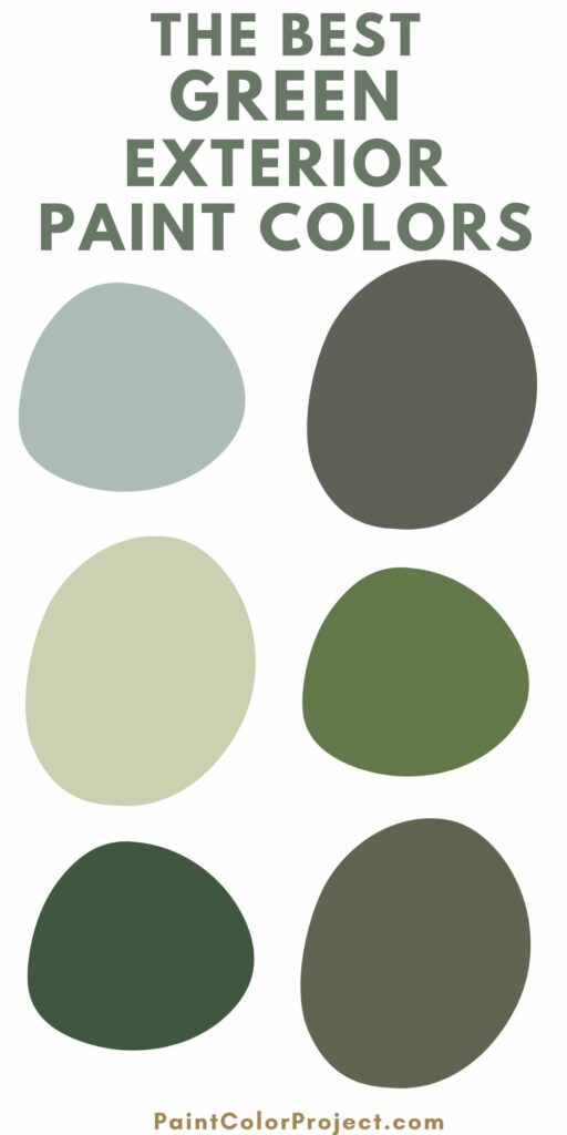 the best green exterior paint colors