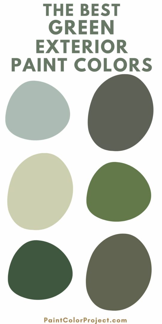 The Best Green Exterior Paint Colors - The Paint Color Project