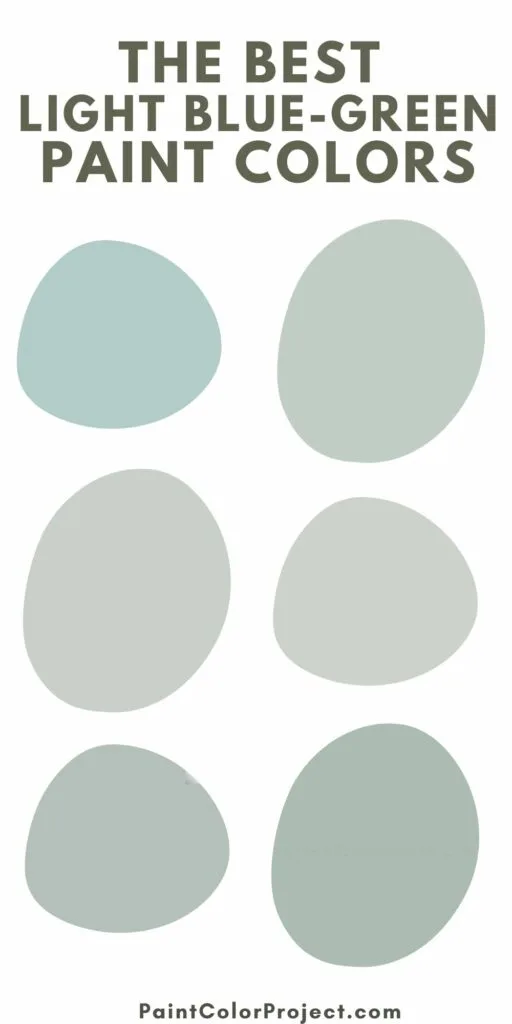 the best light blue green paint colors
