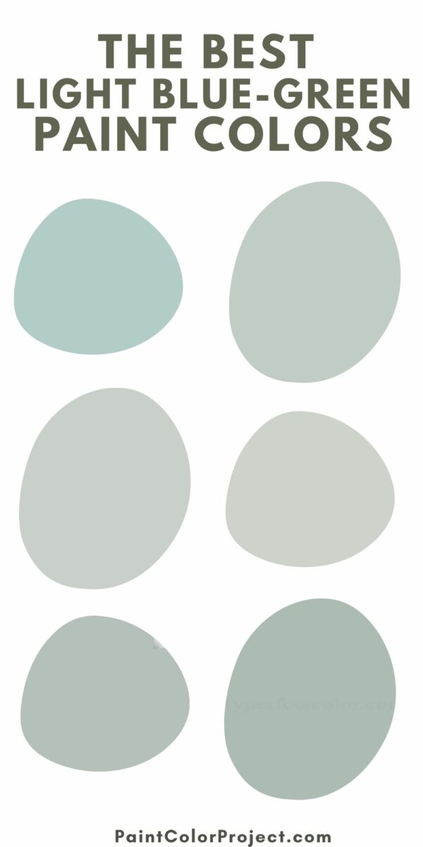 The best light blue-green paint colors - The Paint Color Project