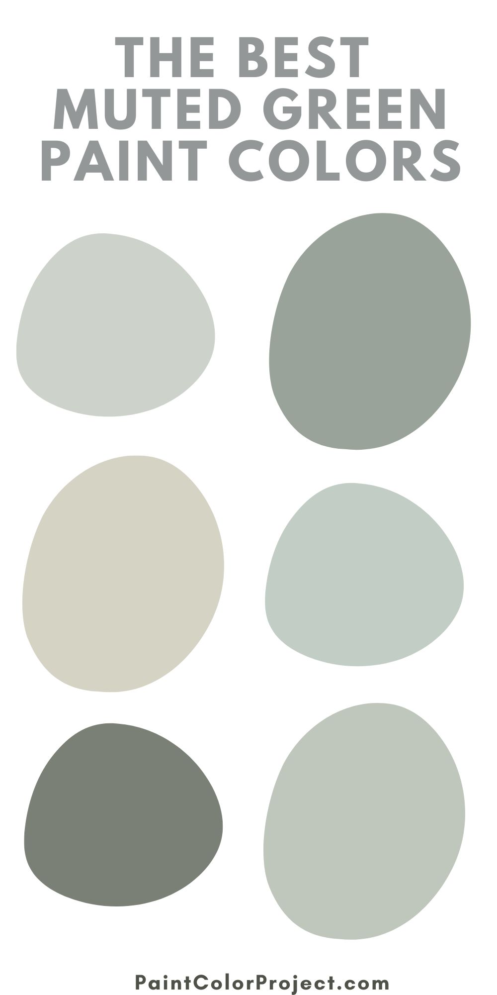 The Best Muted Green Paint Colors - The Paint Color Project