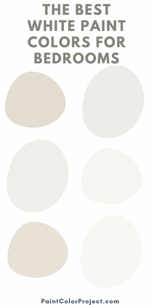 the best white bedroom paint colors