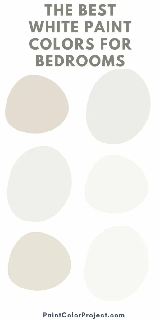 the best white bedroom paint colors